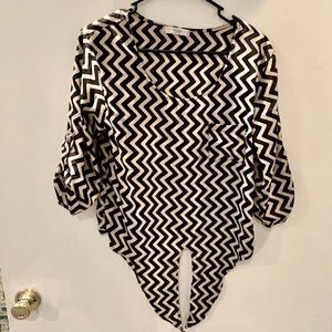 Ya Ya Club Chevron Tie Top M